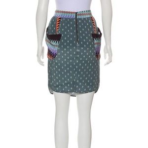 SUNO printed silk skirt size 4